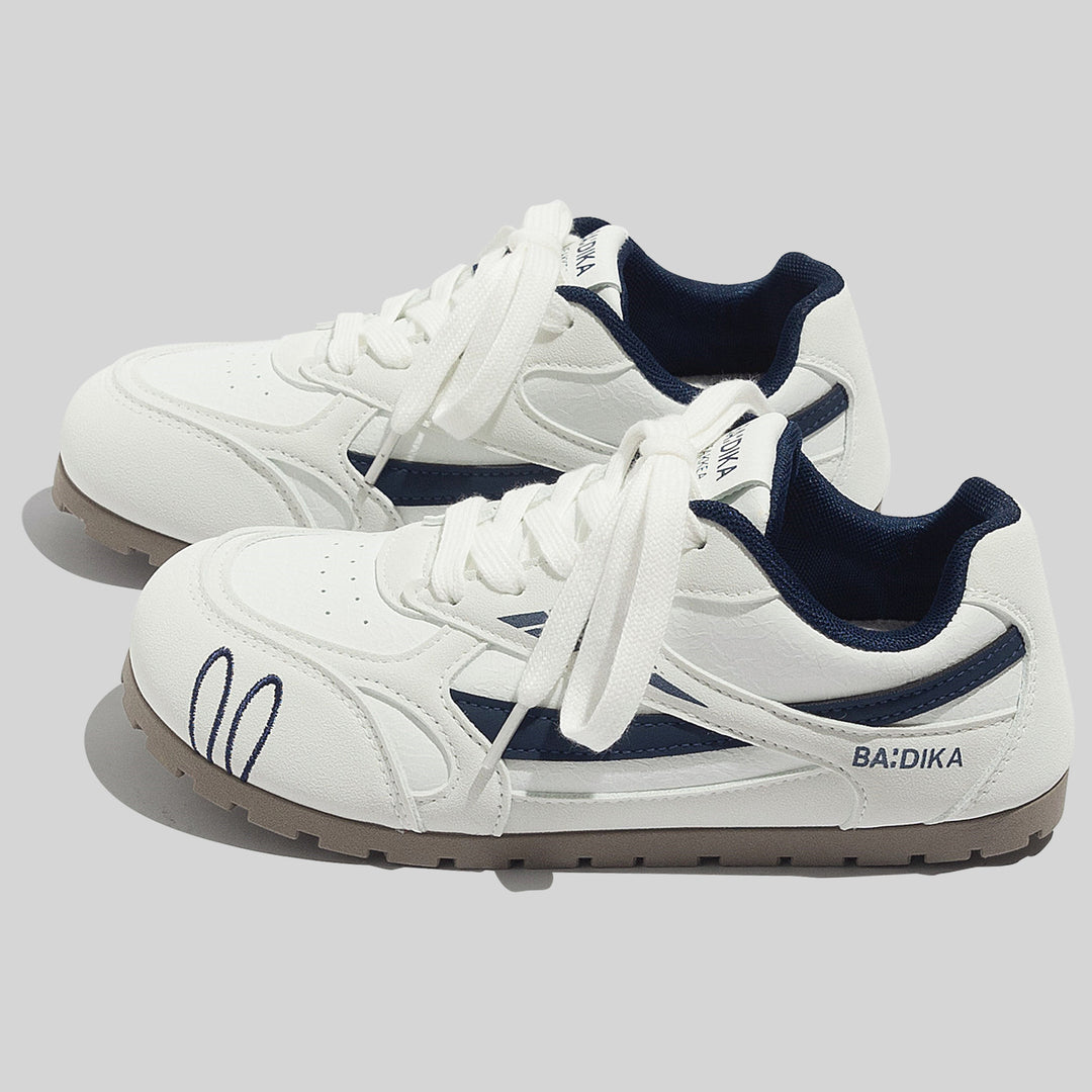 Damen Sportliche Sneakers mit weichem Innenfutter und rutschfester Gummisohle EB