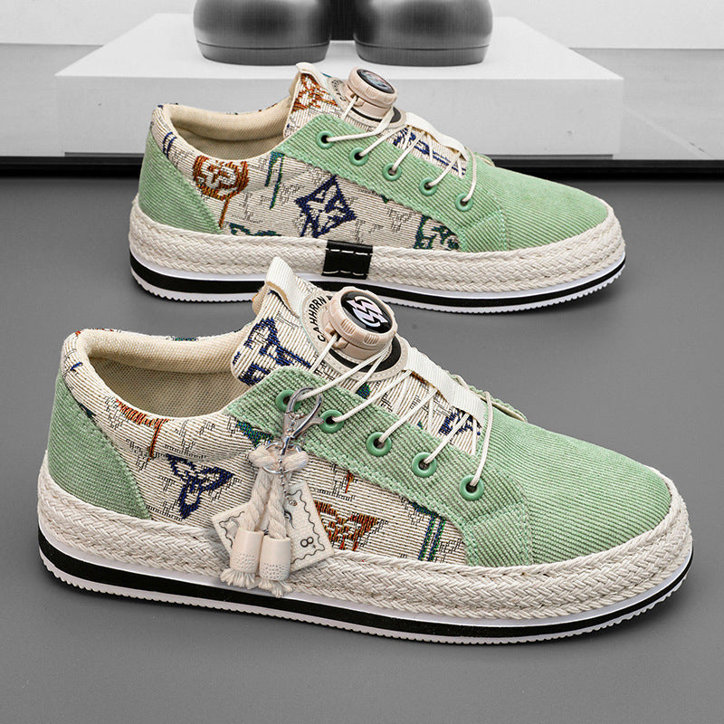 Damen modische Canvas Sneakers mit einzigartigem Design und Komfort EB
