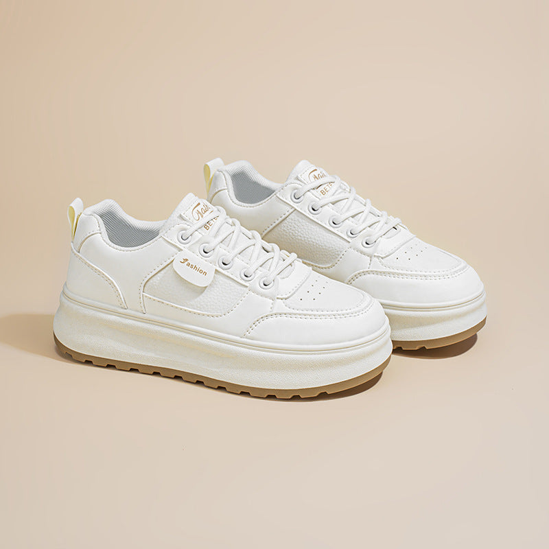 Damen Sportliche Plattform Sneakers mit extra dämpfender Laufsohle und flexibler Passform EB