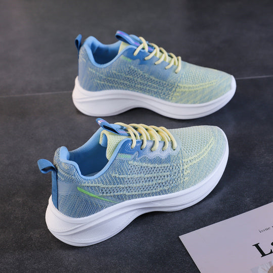 Damen Leichte und atmungsaktive Laufsneaker mit flexibel geformter Sohle EB