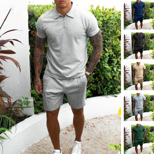 Herren Poloshirt und Shorts Set EB