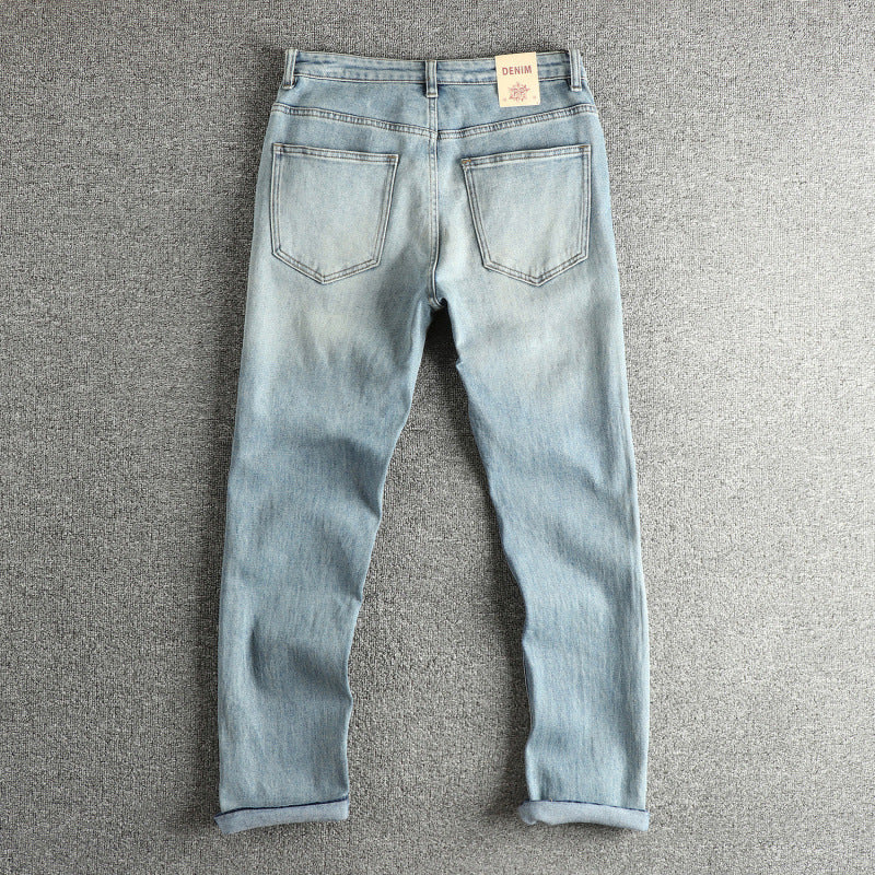 Damen Jeanshose im modernen Slim-Fit mit lässigem Design und hohem Bund EB