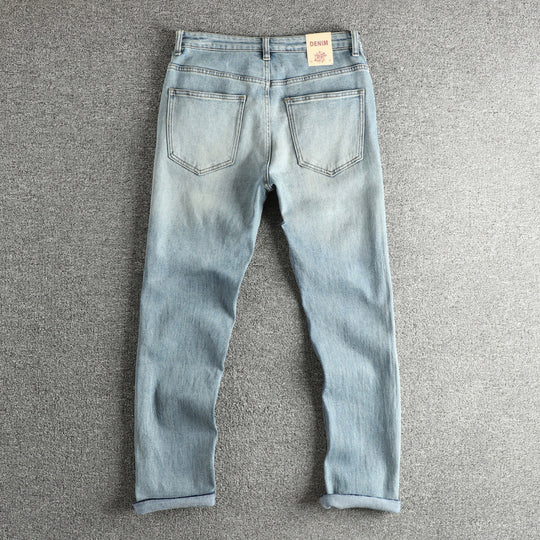 Damen Jeanshose im modernen Slim-Fit mit lässigem Design und hohem Bund EB