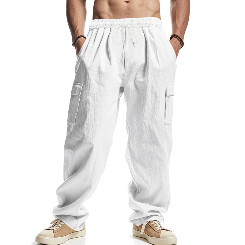 Herren Relaxed-Cargo-Hose im Oversize‑Streetstyle mit Tunnelzugbund & Klappentaschen EB