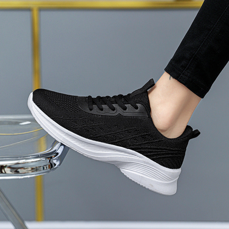 Damen Sportliche Laufschuhe aus atmungsaktivem Mesh mit flexibler Sohle EB