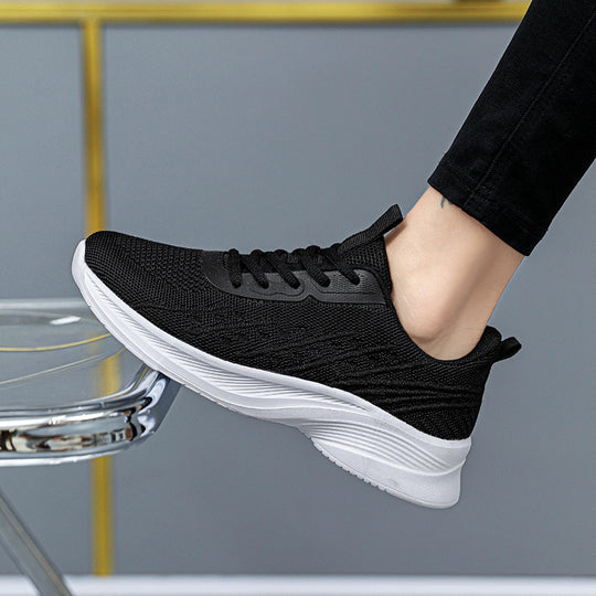 Damen Sportliche Laufschuhe aus atmungsaktivem Mesh mit flexibler Sohle EB