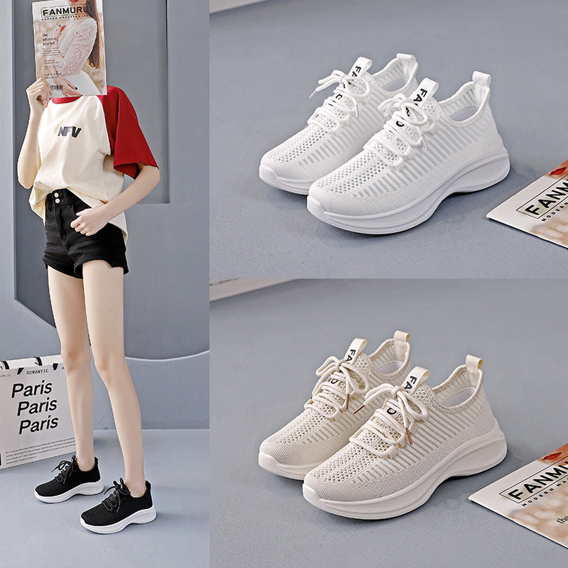 Damen Atmungsaktive Freizeitsneaker mit flexibler Sohle und modernem Design EB