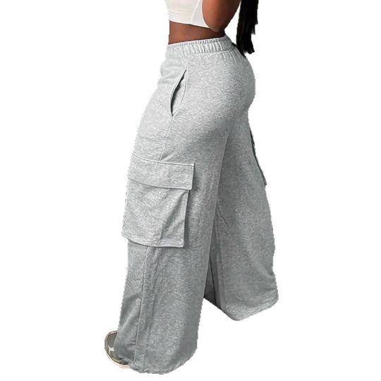 Damen Cargo-Hosen im Palazzo-Stil EB