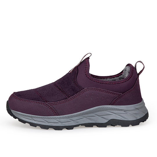 Damen Komfortable Winter Sneakers mit elastischem Klettverschluss EB