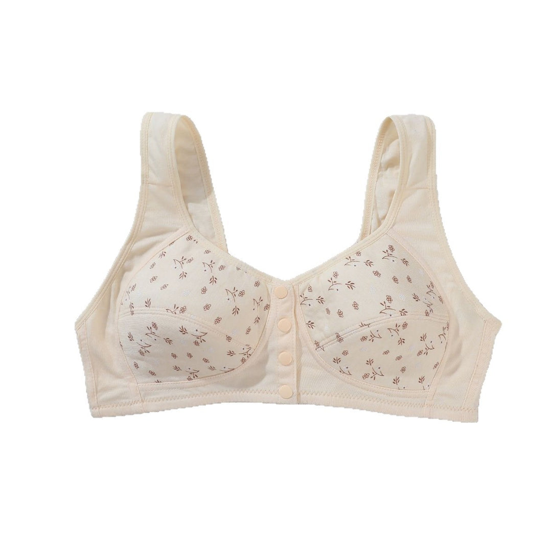 Damen Bequemer und stilvoller BH mit floralem Design EB