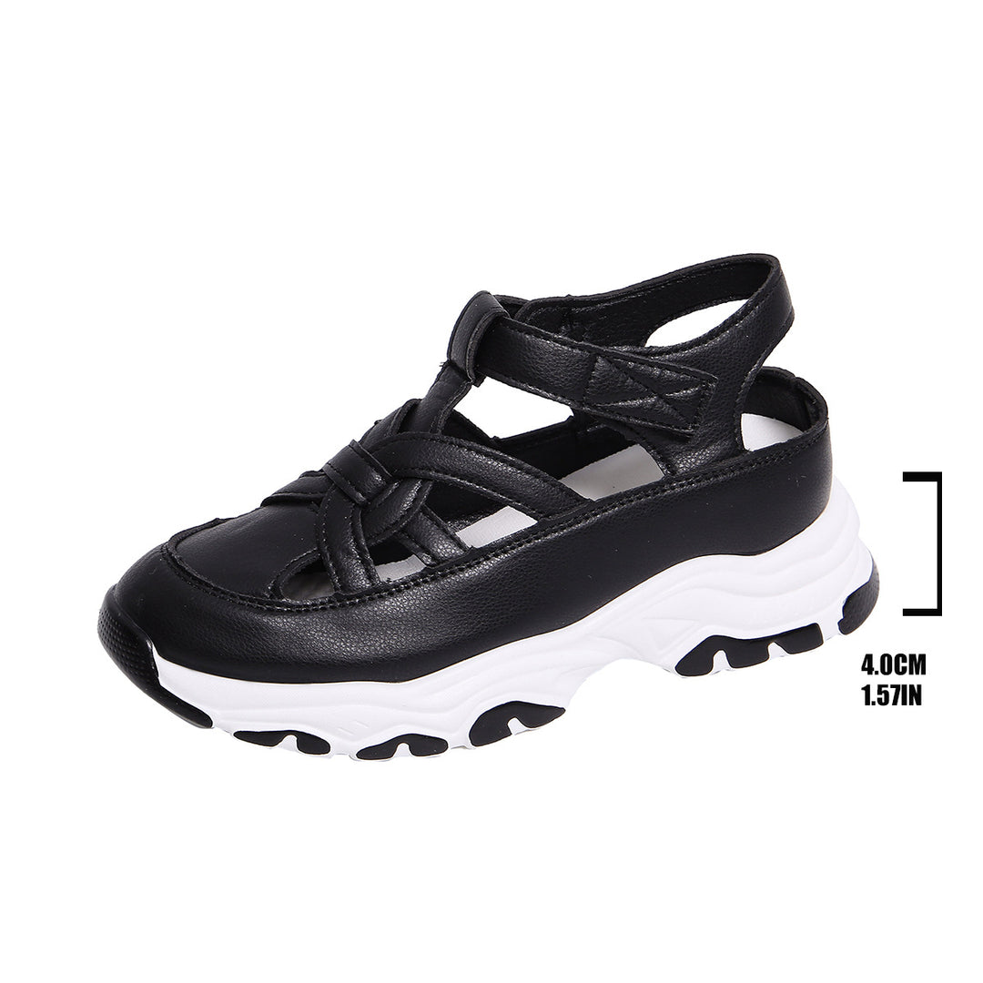 Damen Sneaker Sandalen mit komfortablem Riemendesign und atmungsaktiver Oberflächenstruktur EB