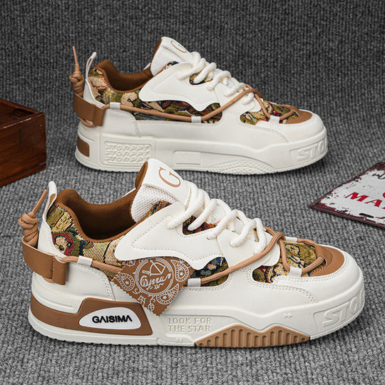 Damen sportliche Chunky-Sneaker mit einzigartigem Design und atmungsaktiver Sohle EB