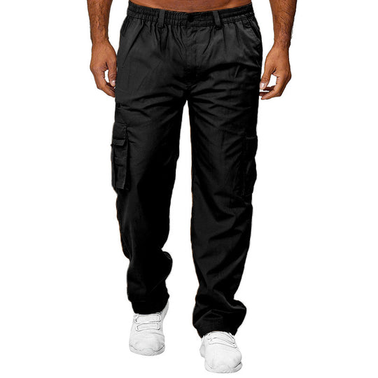 Herren Cargo-Hose mit elastischem Bund und praktischen Seitentaschen EB