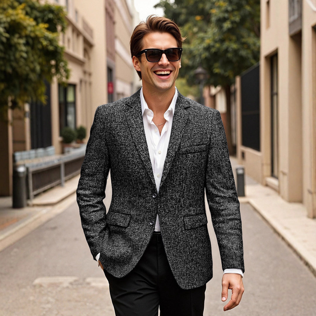 Herren eleganter Blazer aus Wolle EB
