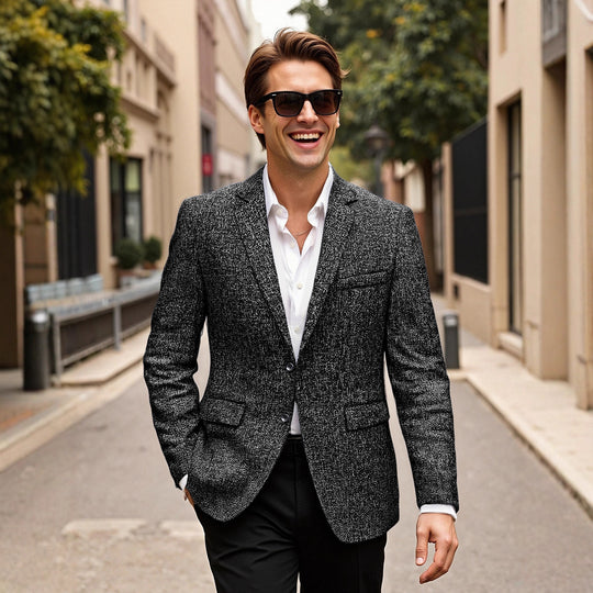 Herren eleganter Blazer aus Wolle EB