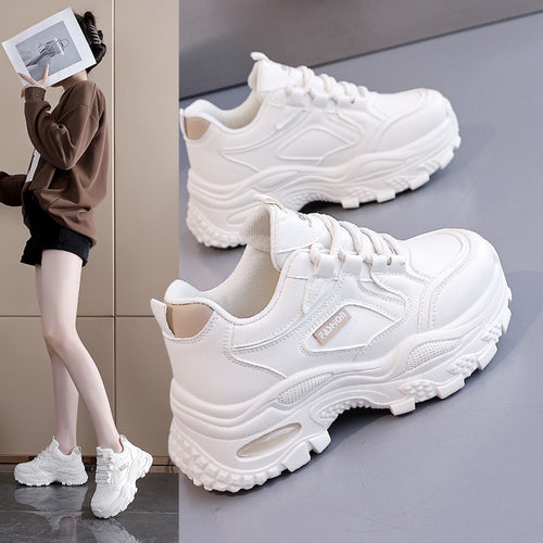 Damen Chunky Sneakers mit robuster Profilsohle und atmungsaktivem Obermaterial EB