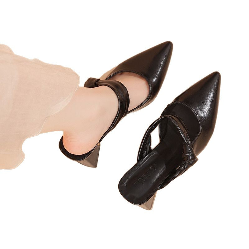 Damen Slingback High Heel Schuhe mit elegantem Riemchen EB