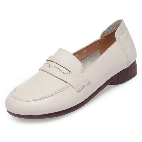 Damen Mokassins mit bequemer Sohle und elegantem Riemen EB