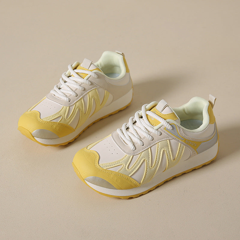 Damen Sportliche Sneakers mit atmungsaktiver Mesh-Oberfläche und dämpfendem Sohlenprofil EB
