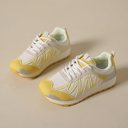Damen Sportliche Sneakers mit atmungsaktiver Mesh-Oberfläche und dämpfendem Sohlenprofil EB