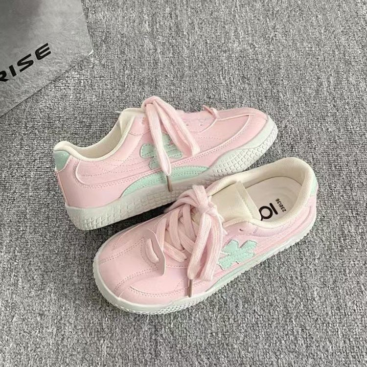 Damen Sportliche Sneakers mit strukturiertem Obermaterial und komfortabler Sohle EB