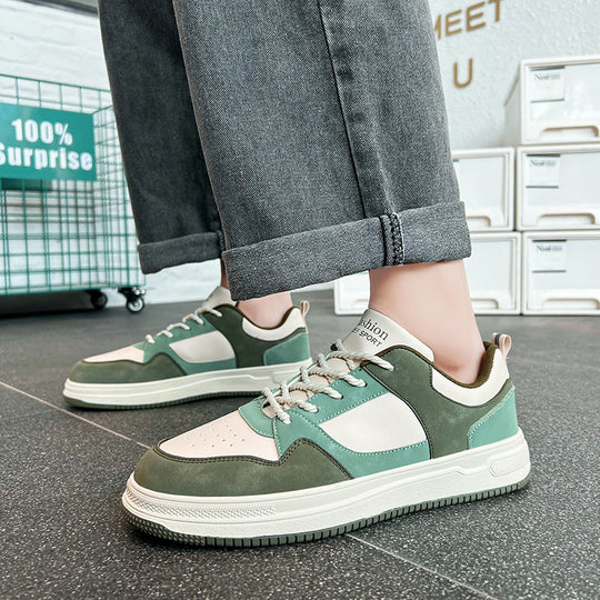 Damen sportive High-Top Sneakers mit floralem Design und rutschfester Sohle EB