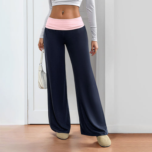 Damen Weite Sporthose mit elastischem Bund und gemütlichem Schnitt EB