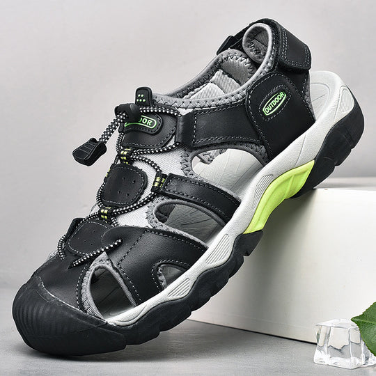 Damen Sportliche Freizeitsandalen mit schnellschnürbarem System und rutschfester Sohle EB