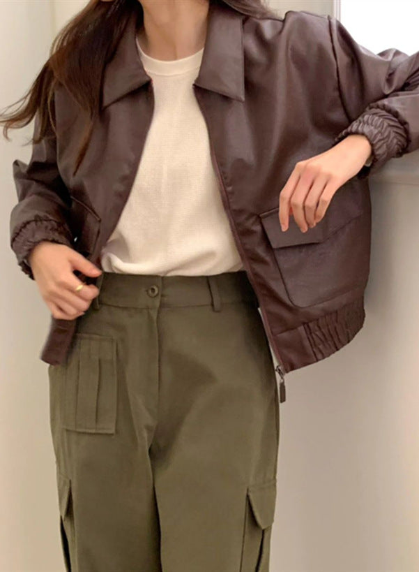 Damen Praktische und modische Kurzjacke EB