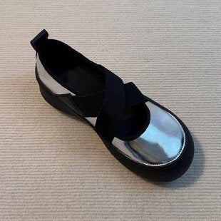 Damen Komfortable Slipper mit elastischem Riemchen EB