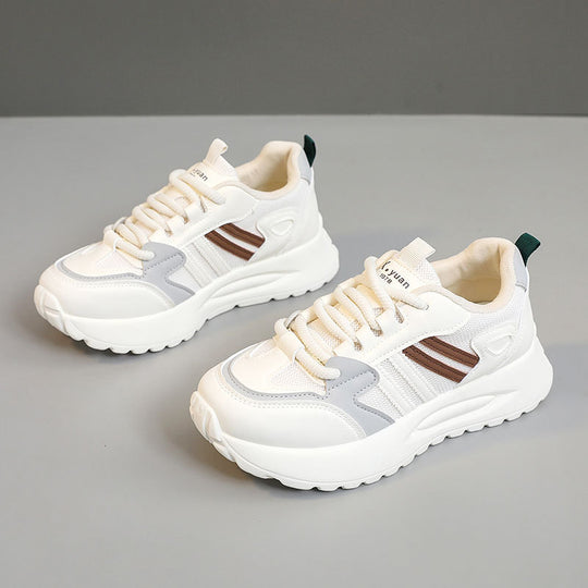 Damen Sportliche Sneaker mit atmungsaktivem Obermaterial und dämpfender Laufsohle EB