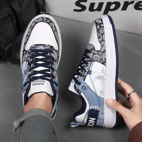 Damen Sneakers mit kunstvoller Paisley-Musterung und atmungsaktiver Oberflächenstruktur EB