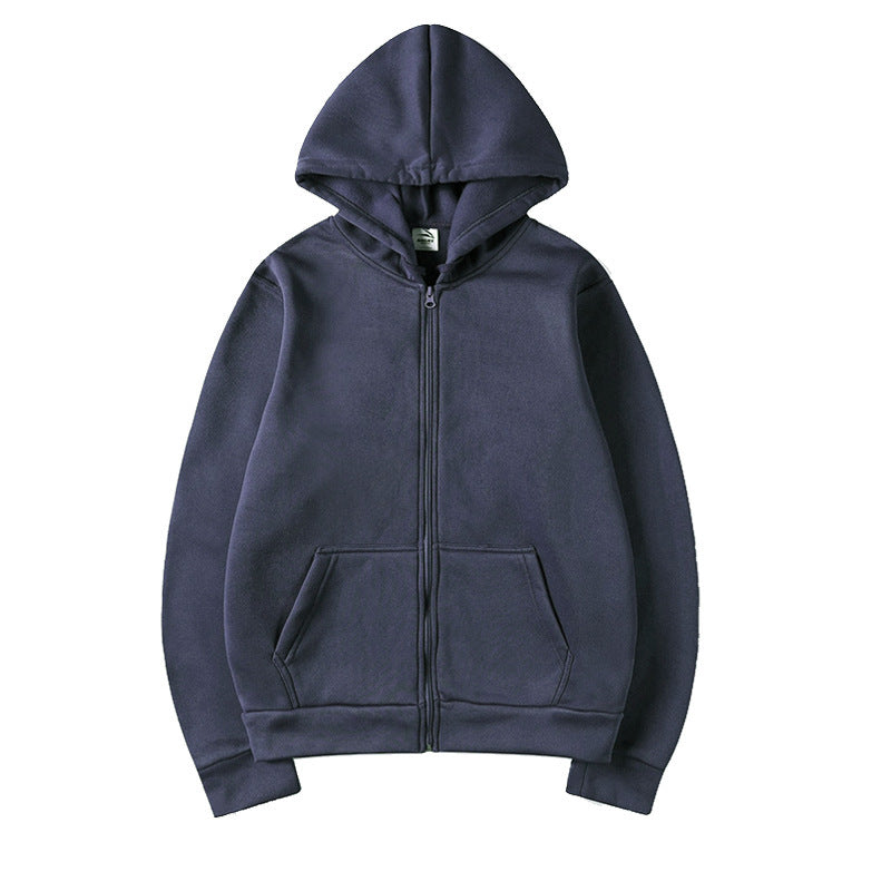 Damen Kapuzensweatshirt mit durchgehendem Reißverschluss und seitlichen Taschen EB