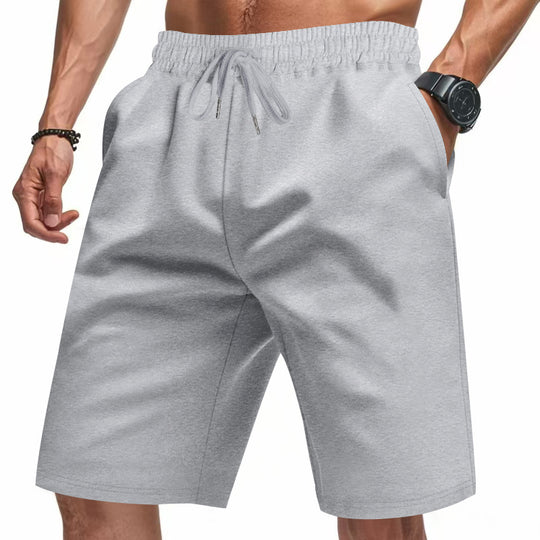 Herren Sportliche kurze Laufshorts mit elastischem Bund und praktischem Kordelzug EB