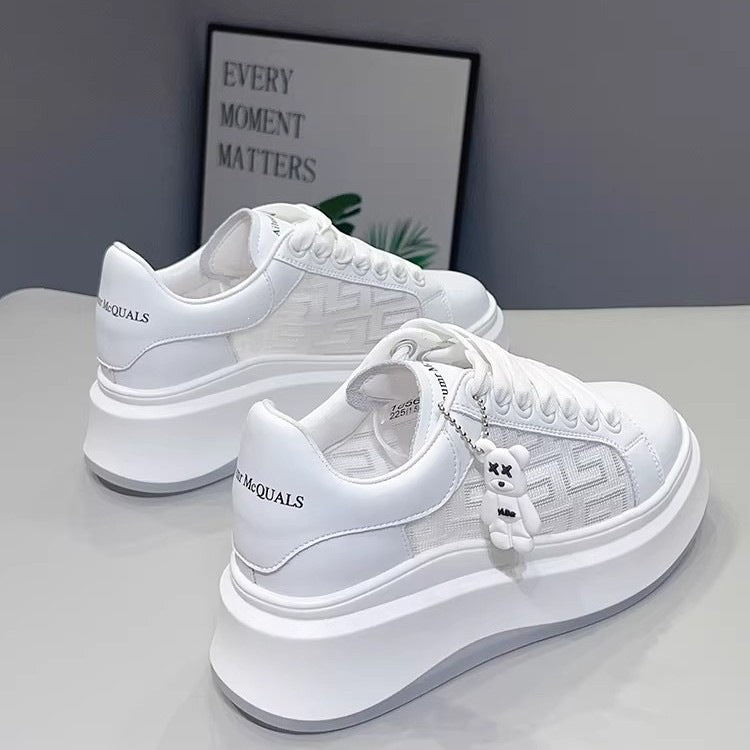 Damen modische Chunky Sneakers mit flexibel dämpfender Sohle und atmungsaktiver Estradakonstruktion EB