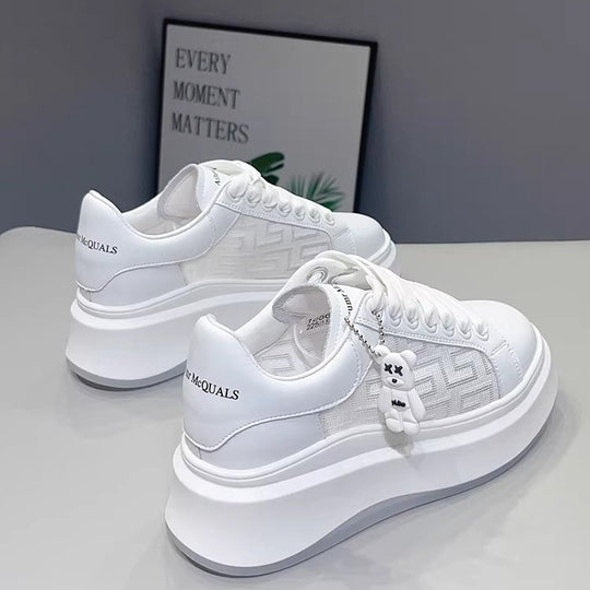 Damen modische Chunky Sneakers mit flexibel dämpfender Sohle und atmungsaktiver Estradakonstruktion EB