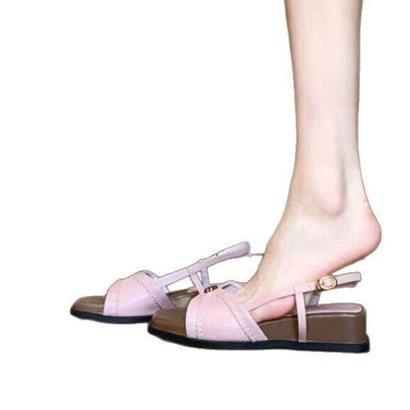 Damen elegante Sling-Sandalen mit modischem Riemen und komfortabler Sohle EB