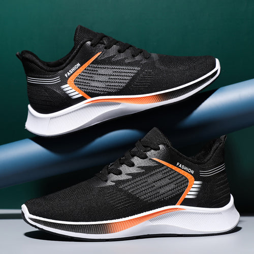 Damen Sportliche Fitness-Sneaker mit atmungsaktiver Mesh-Oberfläche und flexibler Sohle EB