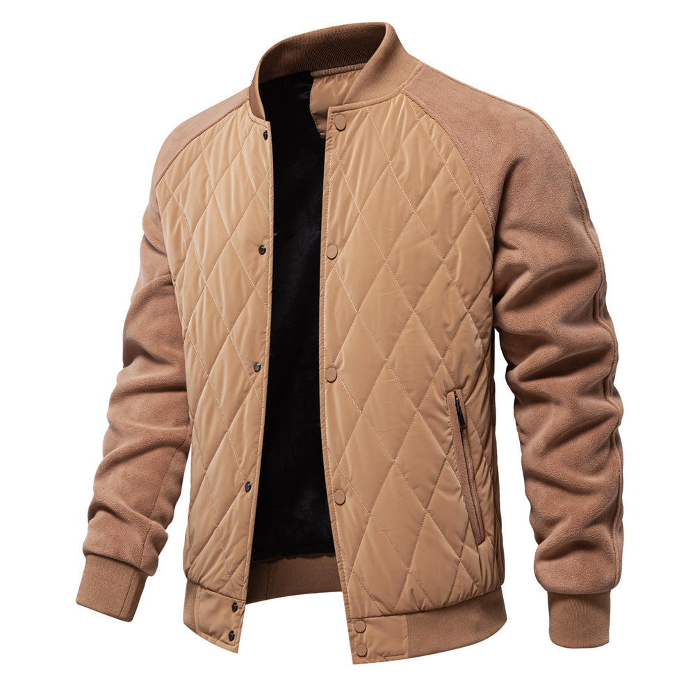 Herren Steppjacke mit modernem Design und praktischen Taschen EB