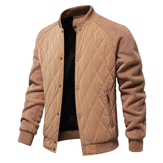 Herren Steppjacke mit modernem Design und praktischen Taschen EB