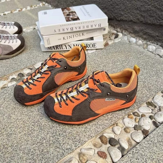 Damen Sportliche Freizeitschuhe mit atmungsaktivem Mesh-Obermaterial und rutschfester Sohle EB