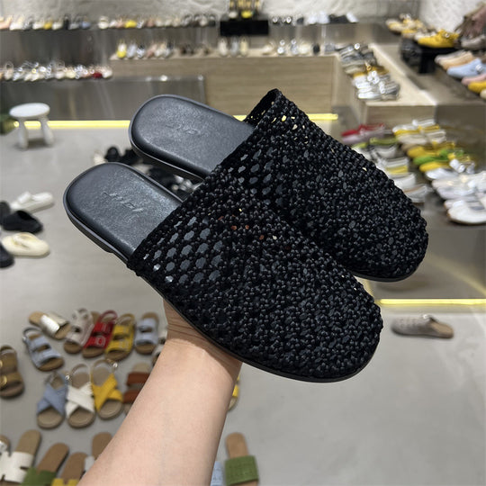 Damen bequeme Clogs mit offenem Fersenbereich und atmungsaktiver Struktur EB