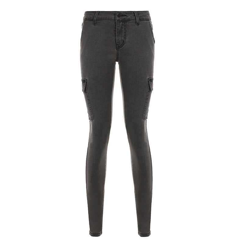 Herren Cargo-Jeans im modernen Slim-Fit-Stil EB
