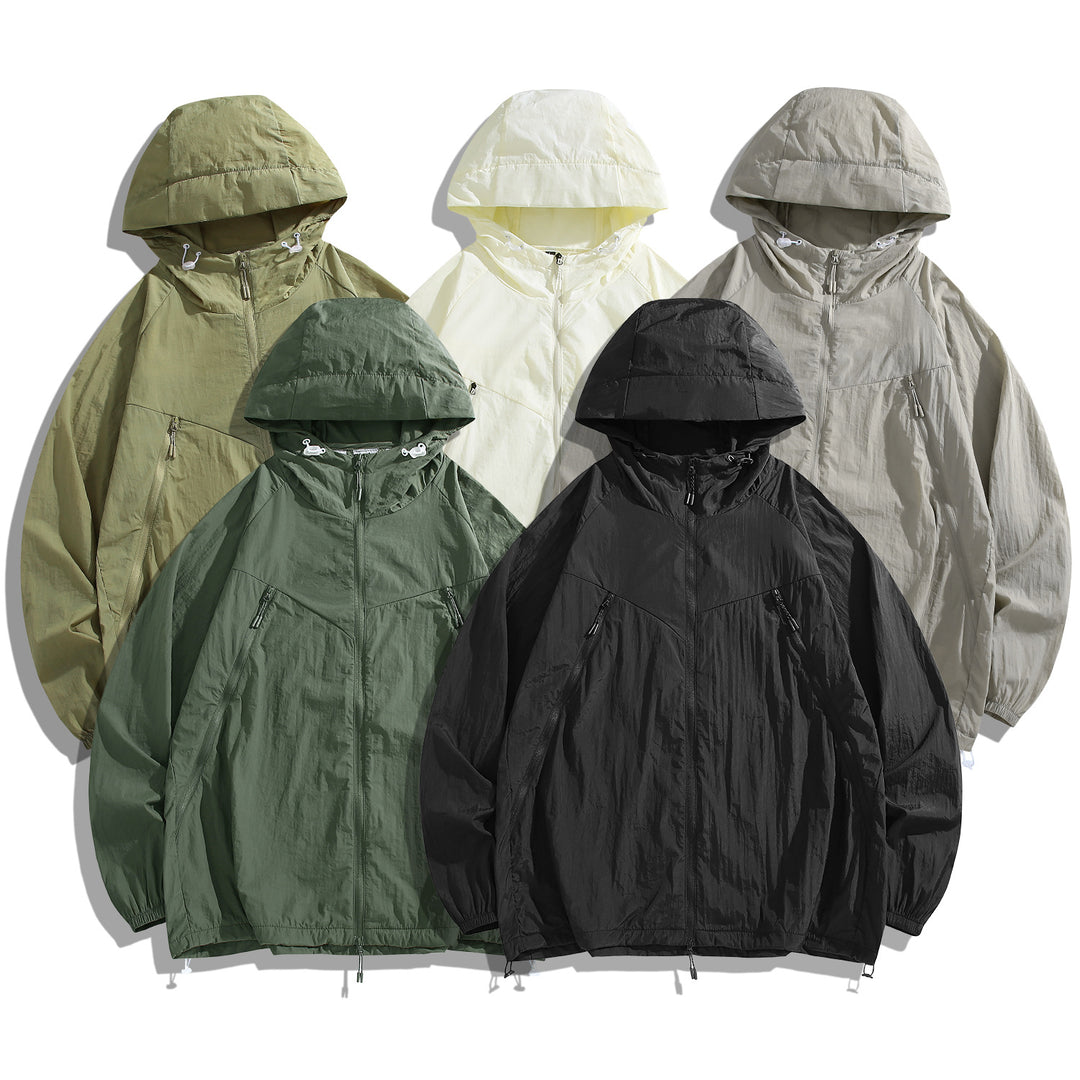 Herren leichte Sonnenjacke mit UV-Schutz R&B