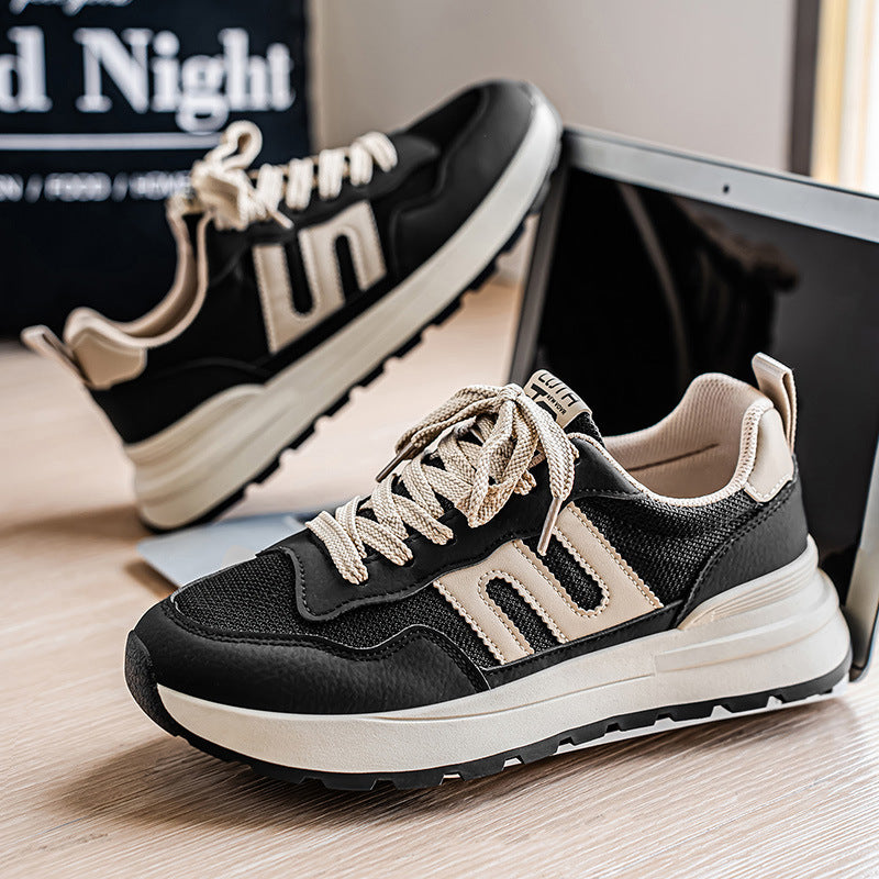 Damen Sportliche Sneakers mit atmungsaktiver Materialkombination und ergonomischer Dämpfung EB