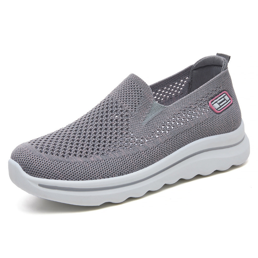 Damen Atmungsaktive Slip-On Sneakers mit komfortabeler Dämpfung EB