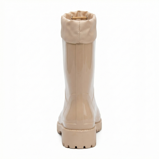 Damen Hochwertige und Stylische Gummistiefel mit Verstellbarem Schnürsystem EB