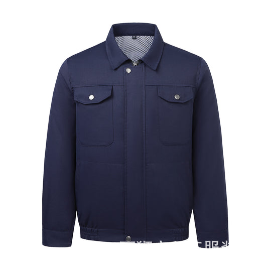 Herren modische Utility-Jacke mit praktischen Taschen R&B