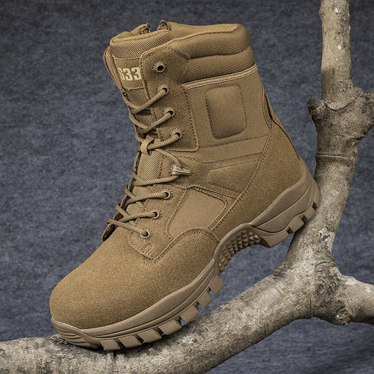 Herren taktische Stiefel mit hohem Knöchelschutz und rutschfester Sohle EB