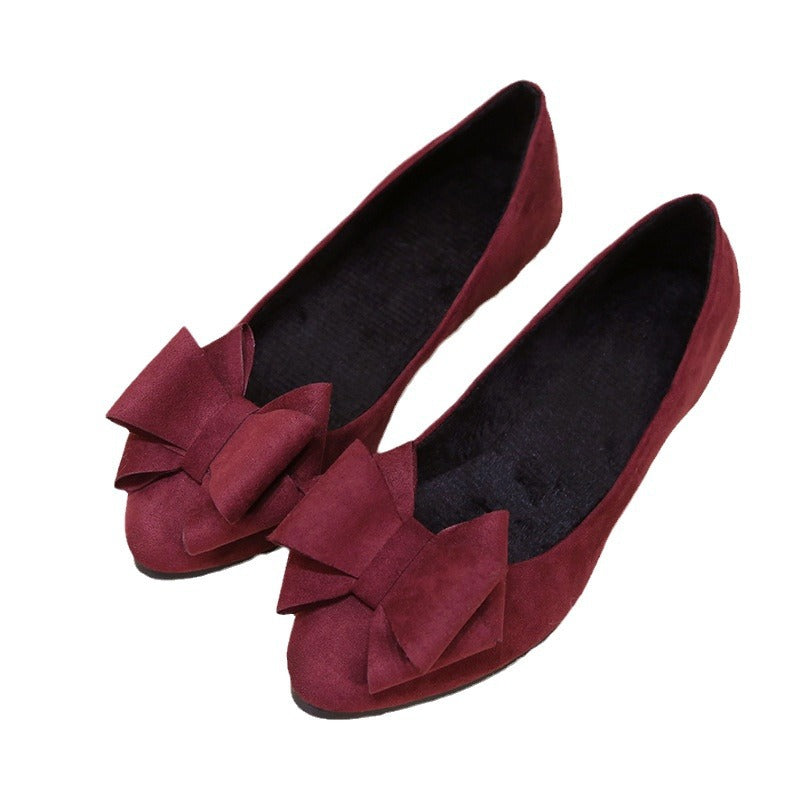 Damen Ballerina Schuhe mit schickem Schleifendetail EB